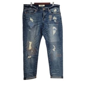 LEGEND Lucky Brand Siena Slim Distressed Jeans. Size 8 (29)